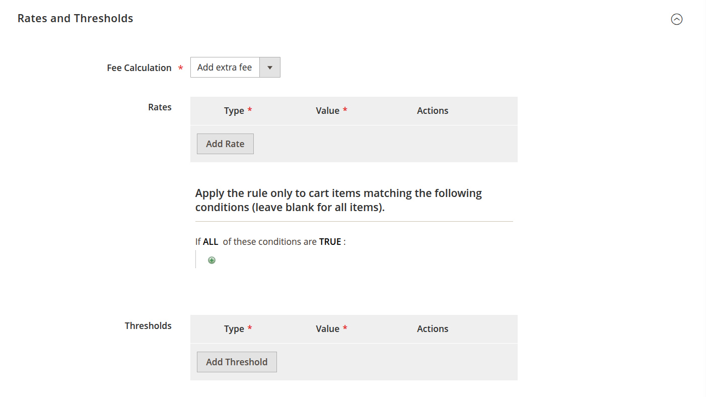 Rates and Thresholds