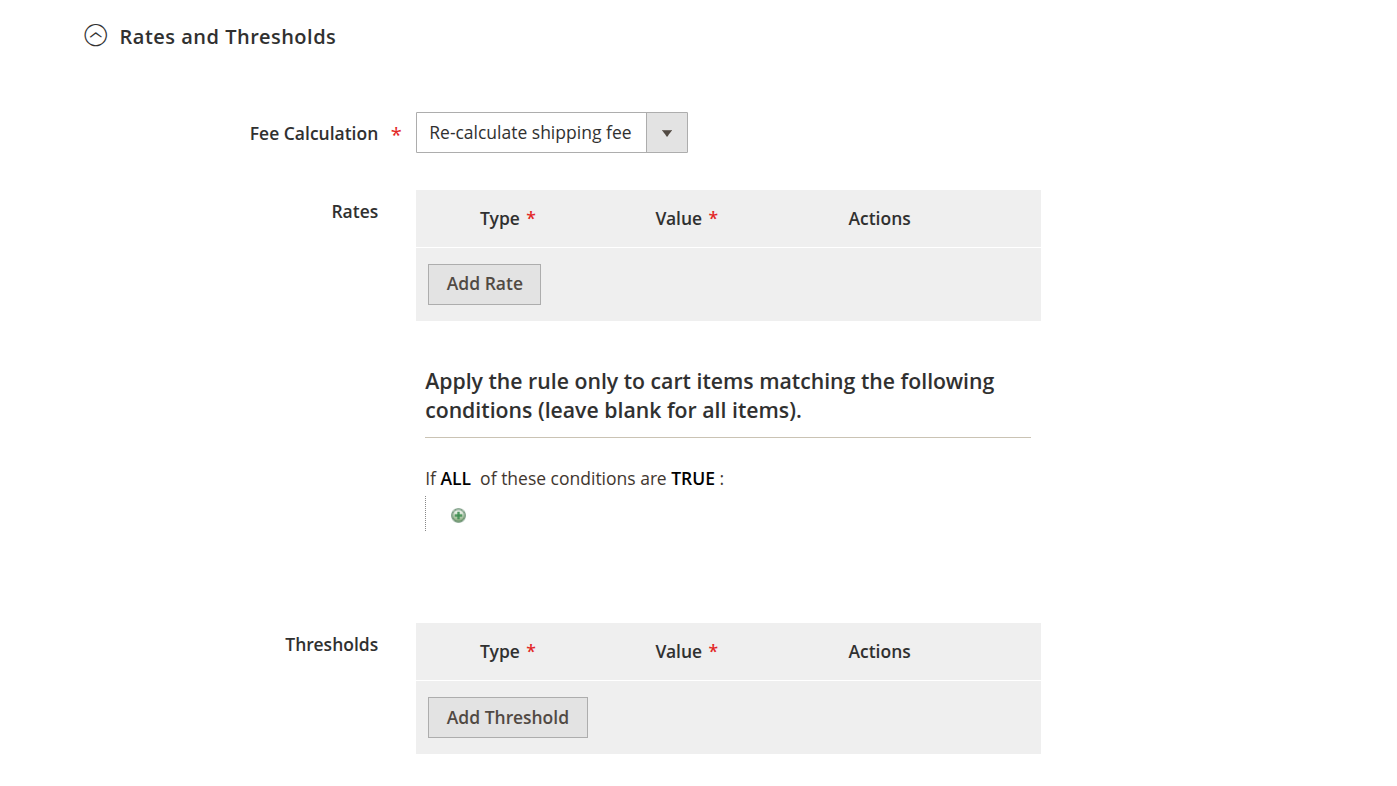 Rates and Thresholds
