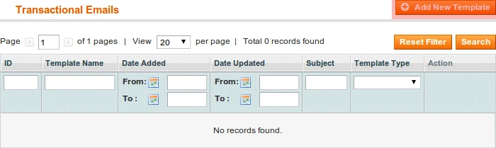 Magento Email Templates