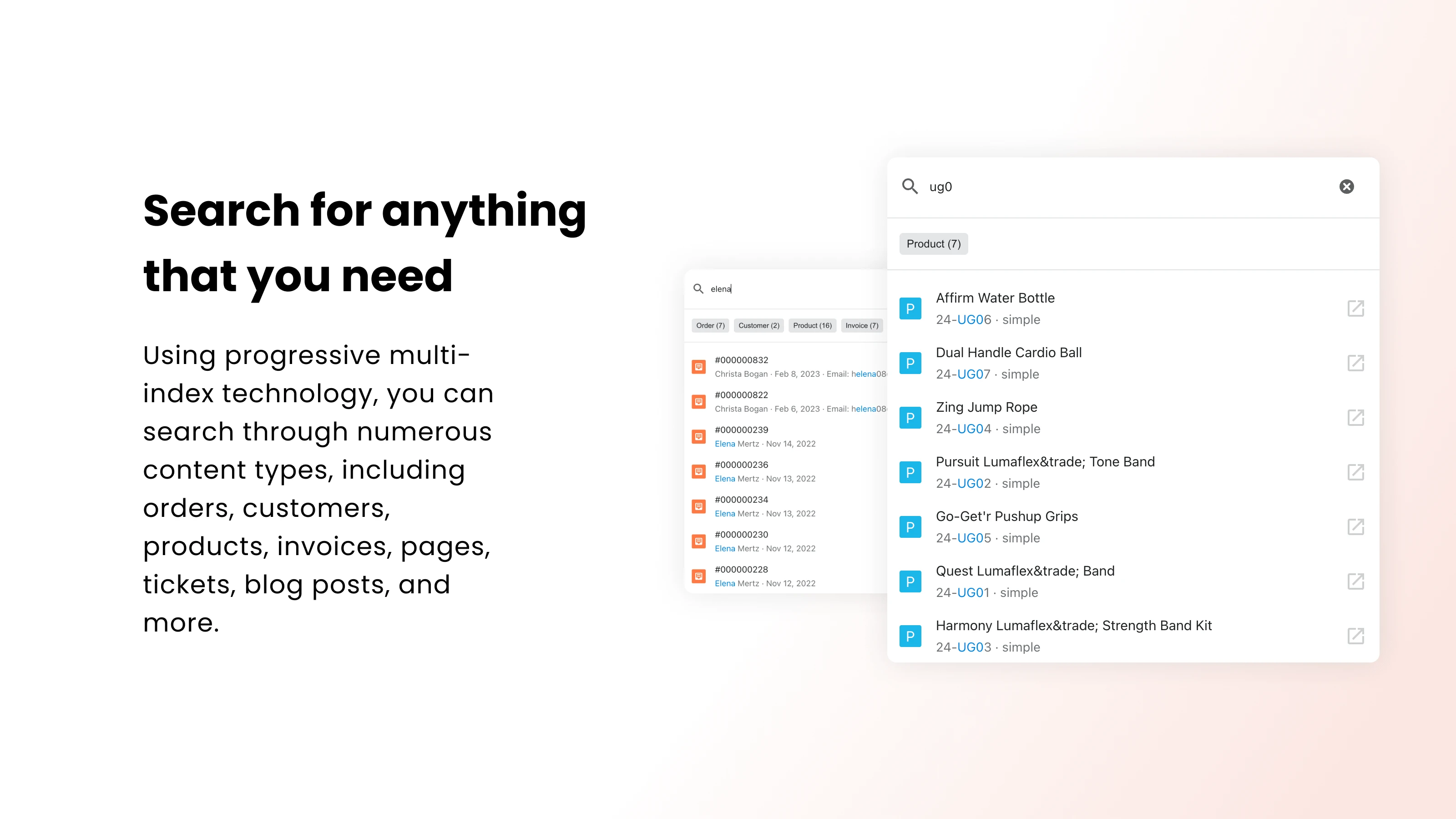 Simple and fast navigation