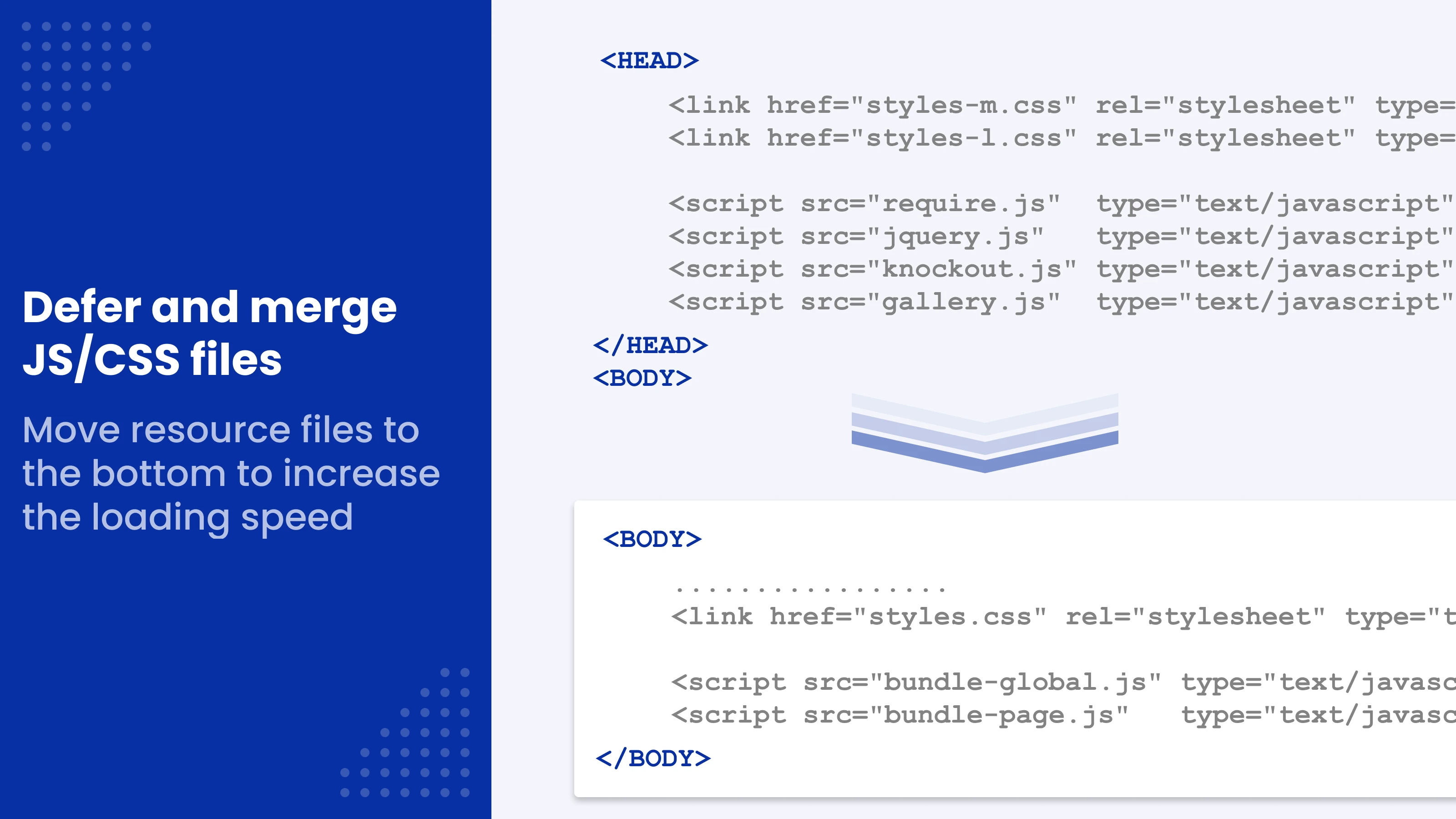 Move CSS, JS to bottom