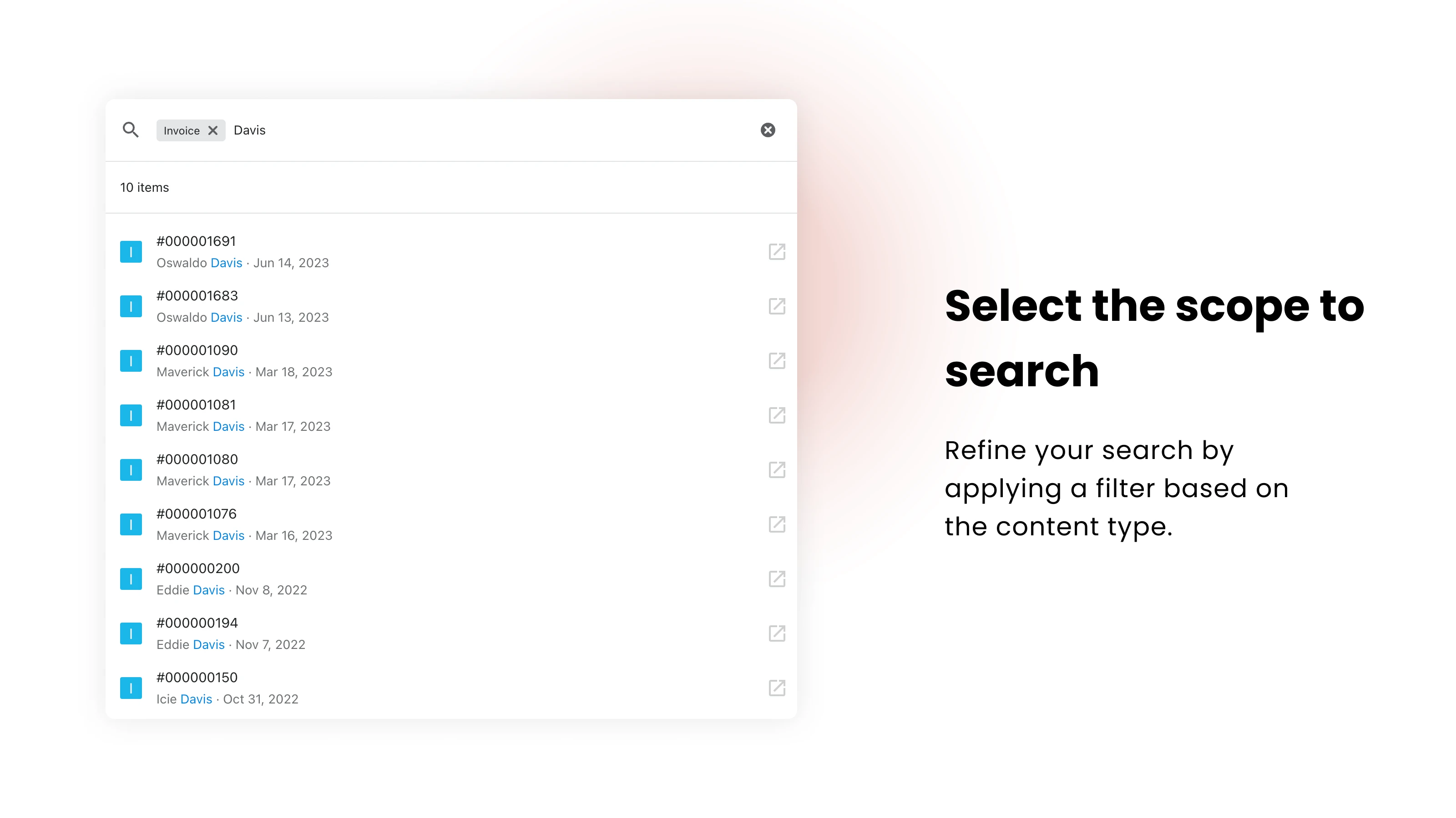 Search by 30+ data providers