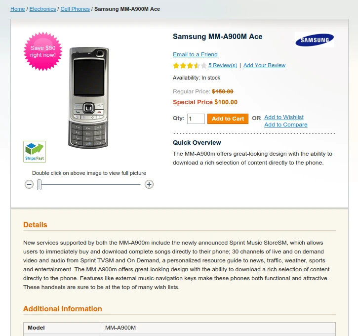 Product View - Magento Catalog Labels