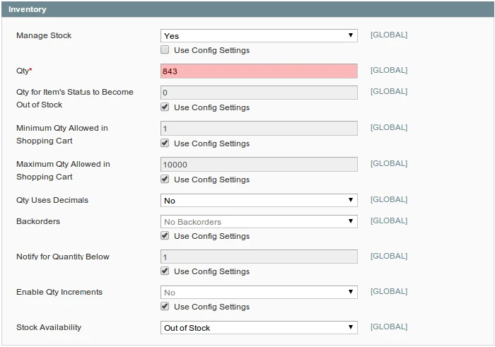 magento search no results