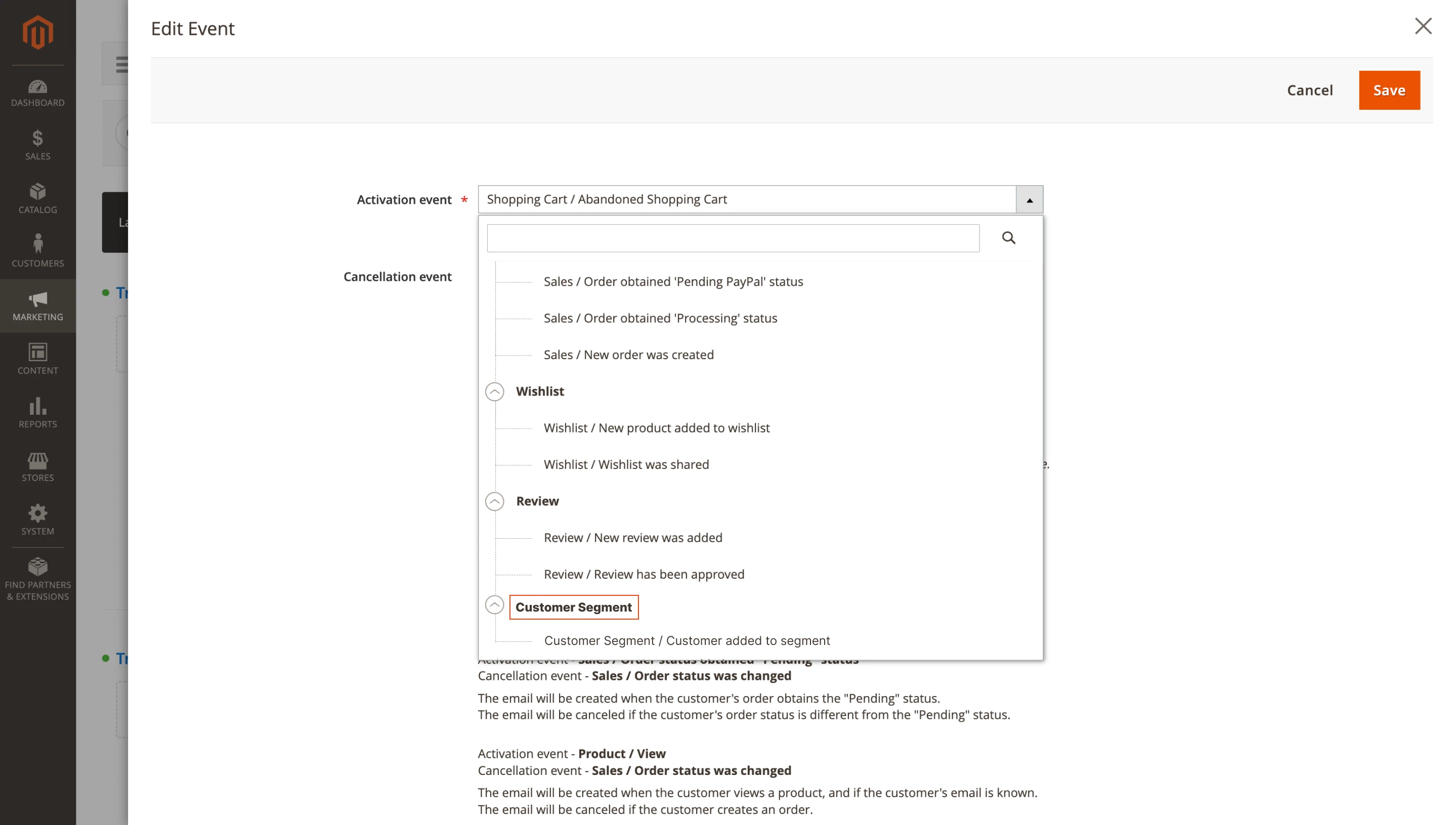 Customer Added to Segment Activation Event