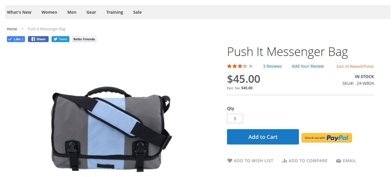 Rewards FB Share button