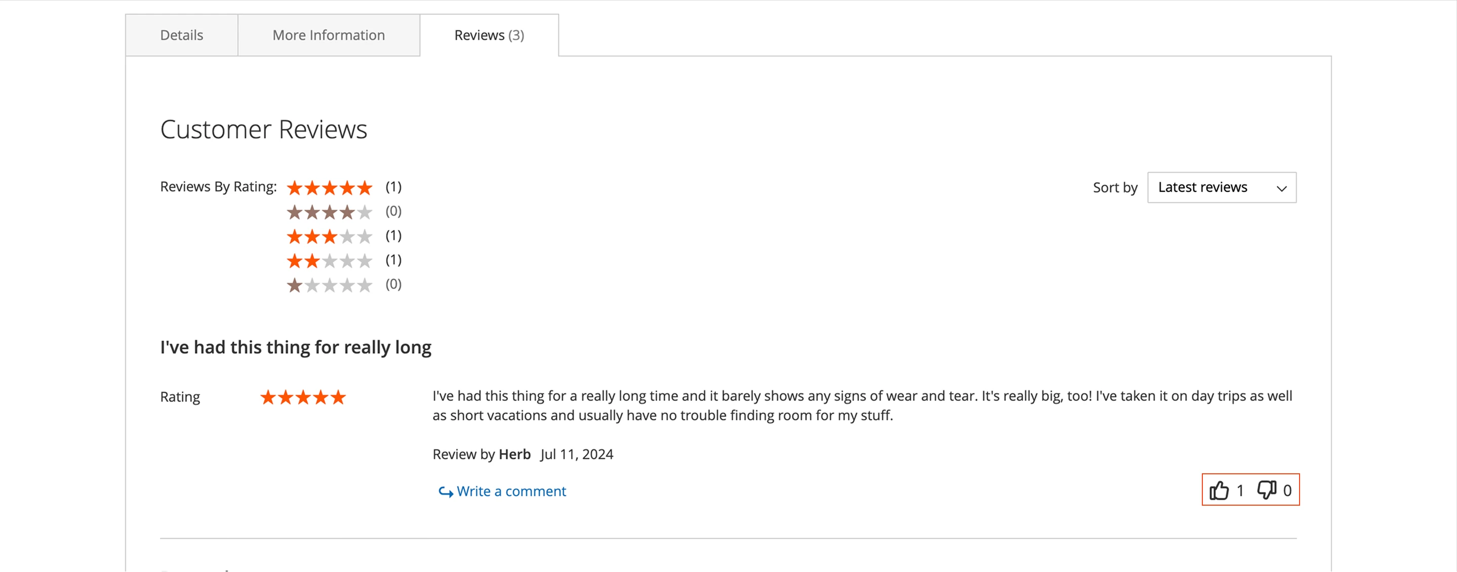 Helpfulness voting for reviews