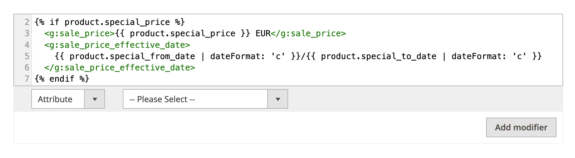 Conditional for product with expiration date price