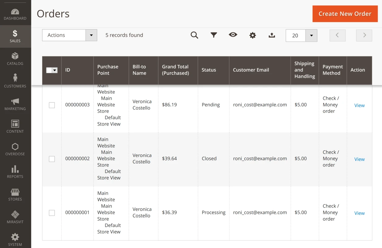 magento-default-numbers