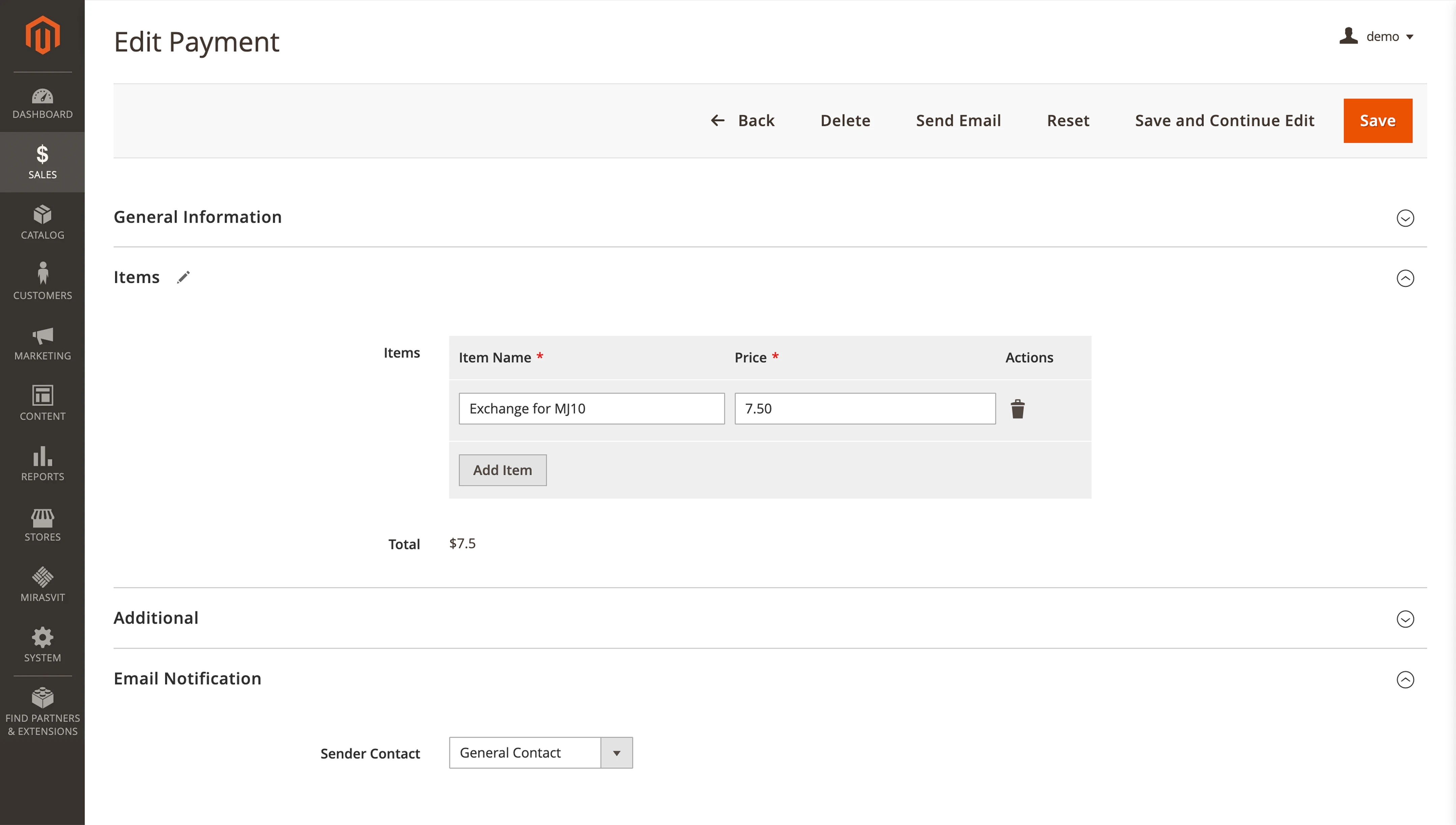 Mirasvit extra-payments rule