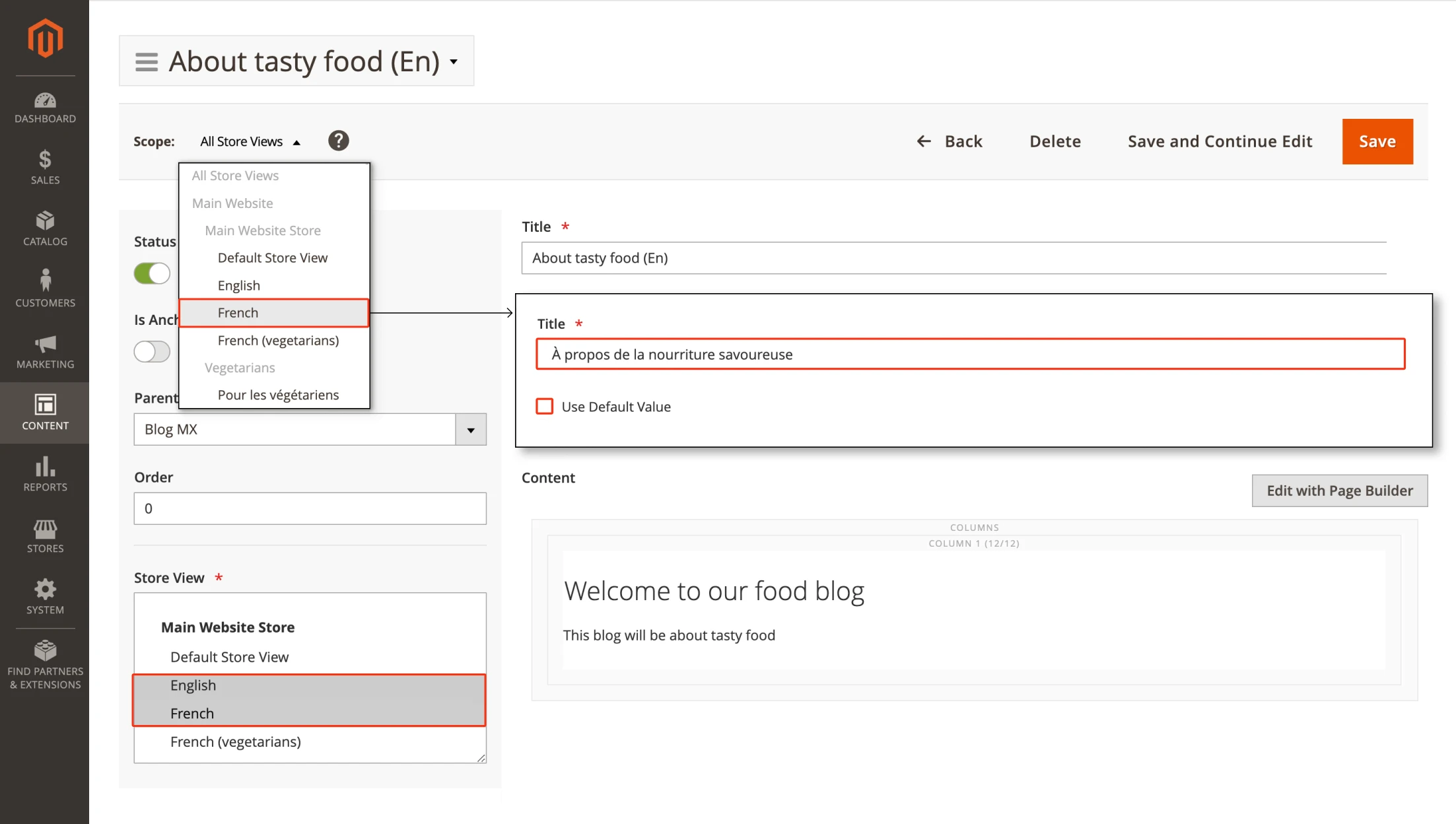 Use One Category for Multiple Storefronts