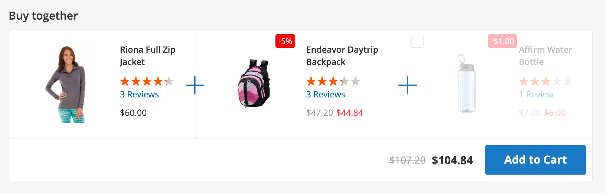 A product kit in Mirasvit Magento 2 Buy Together - Product Kits module
