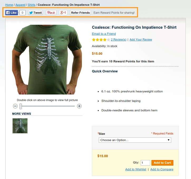 Social Networks buttons