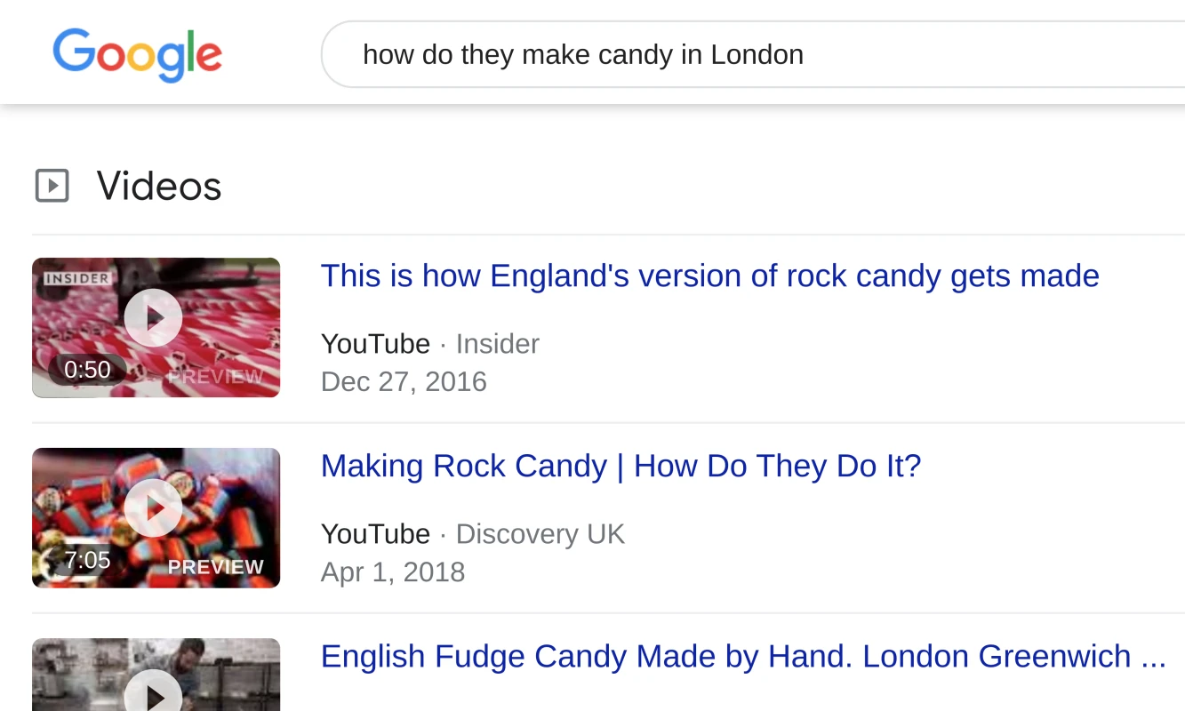 search query example