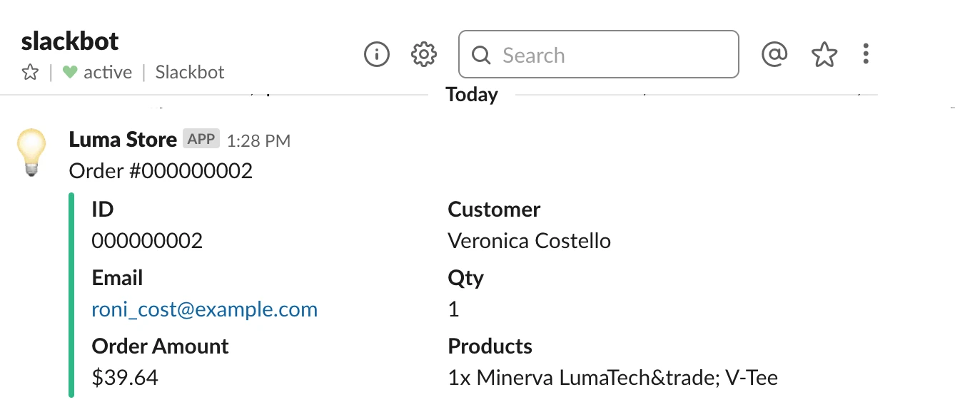 magento 2 slack integration